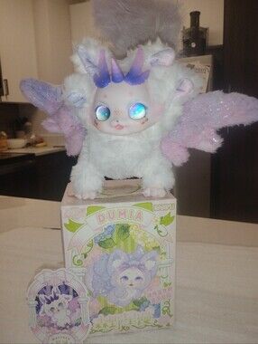 Dumia Plush Fantasy Creature Doll - White & Lavender